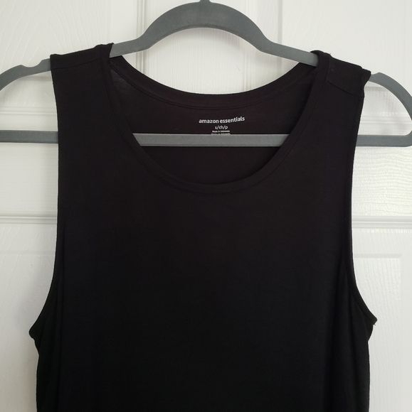 Solid Black Tank Swing Dress - Picture 5 of 5